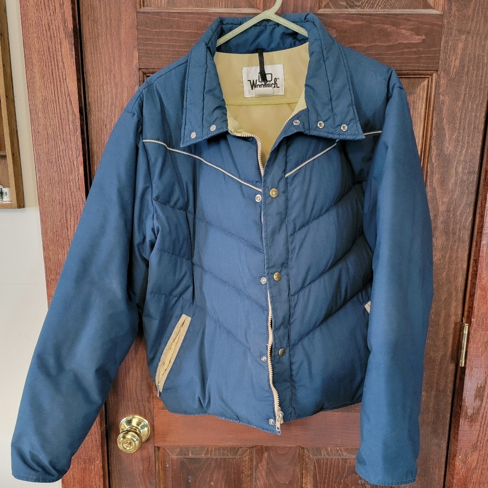 Vintage Woolrich Men's Puffer Jacket XL
